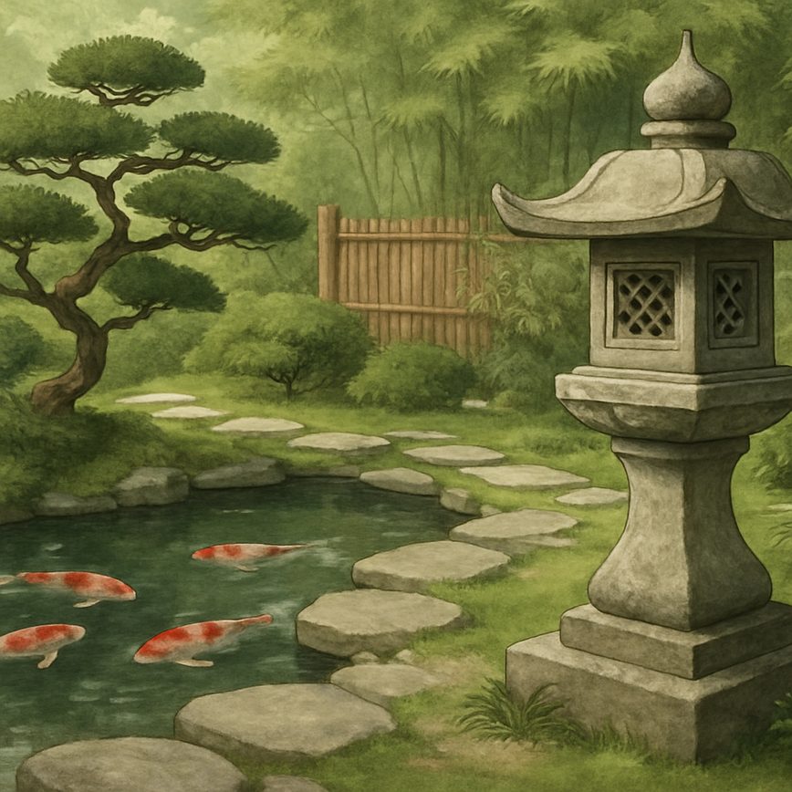 Японские сады: минимализм и спокойствие